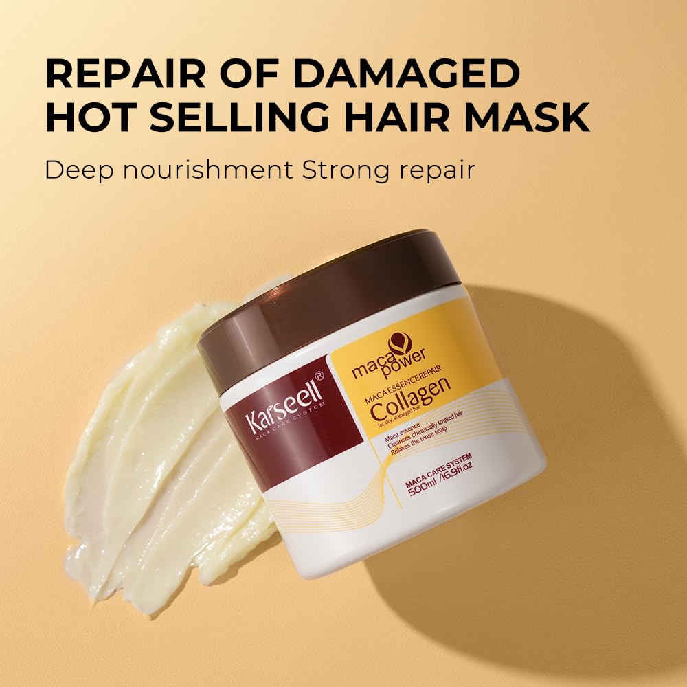 Karseell Collagen Hair Mask+Argan Oil Set